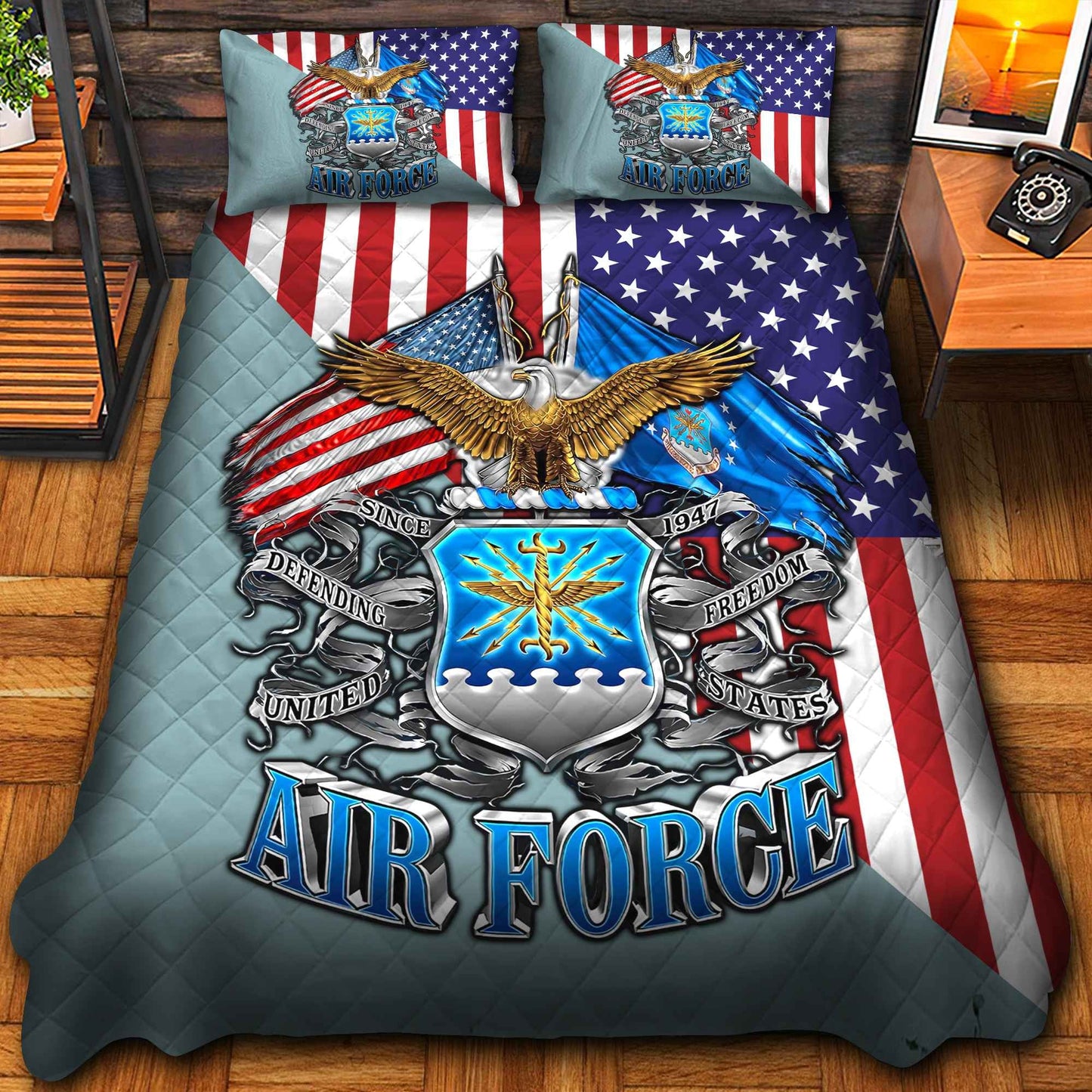 U.S. Veteran Bedding Set da270801 | Patriotic Gift