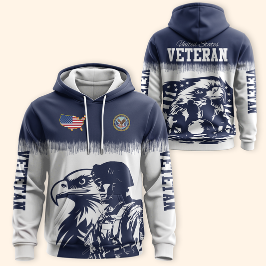 U.S. Coast Guard Eagle Hoodie MH2527 | Patriotic Gift