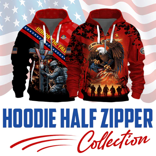 Hoodie Half Zipper
