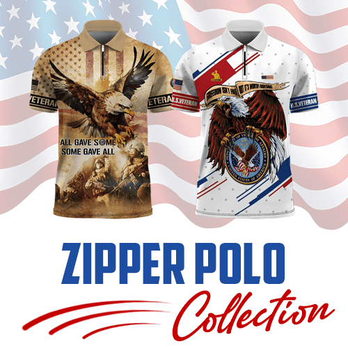 Zipper Polo Shirt
