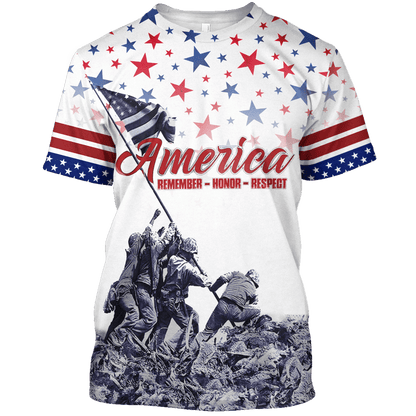 U.S. Veteran Hawaiian Shirt | Patriotic Gift