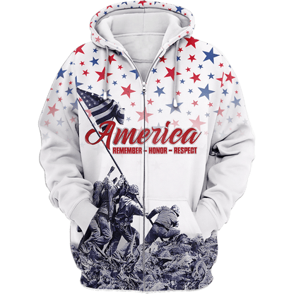 U.S. Veteran Hawaiian Shirt | Patriotic Gift