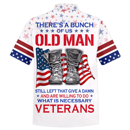 U.S. Veteran Hawaiian Shirt | Patriotic Gift