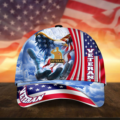 Premium American Pride U.S. Veterans Cap dabc240502 | Veteran Gift