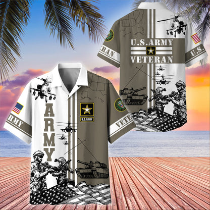 U.S. Veteran Hawaiian Shirt dabc020603 | Patriotic Gift
