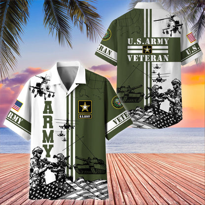 U.S. Veteran Hawaiian Shirt dabc020603 | Patriotic Gift