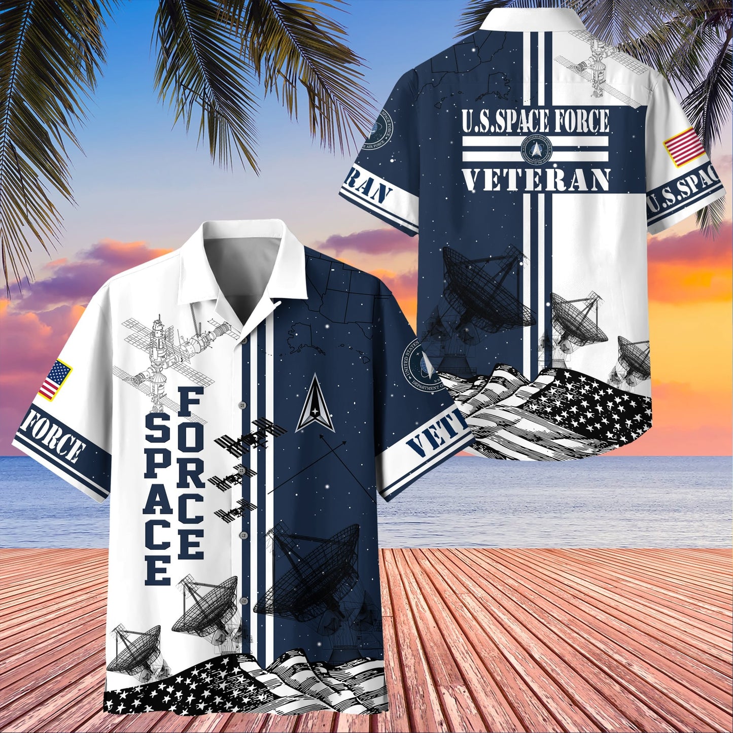 U.S. Veteran Hawaiian Shirt dabc020603 | Patriotic Gift