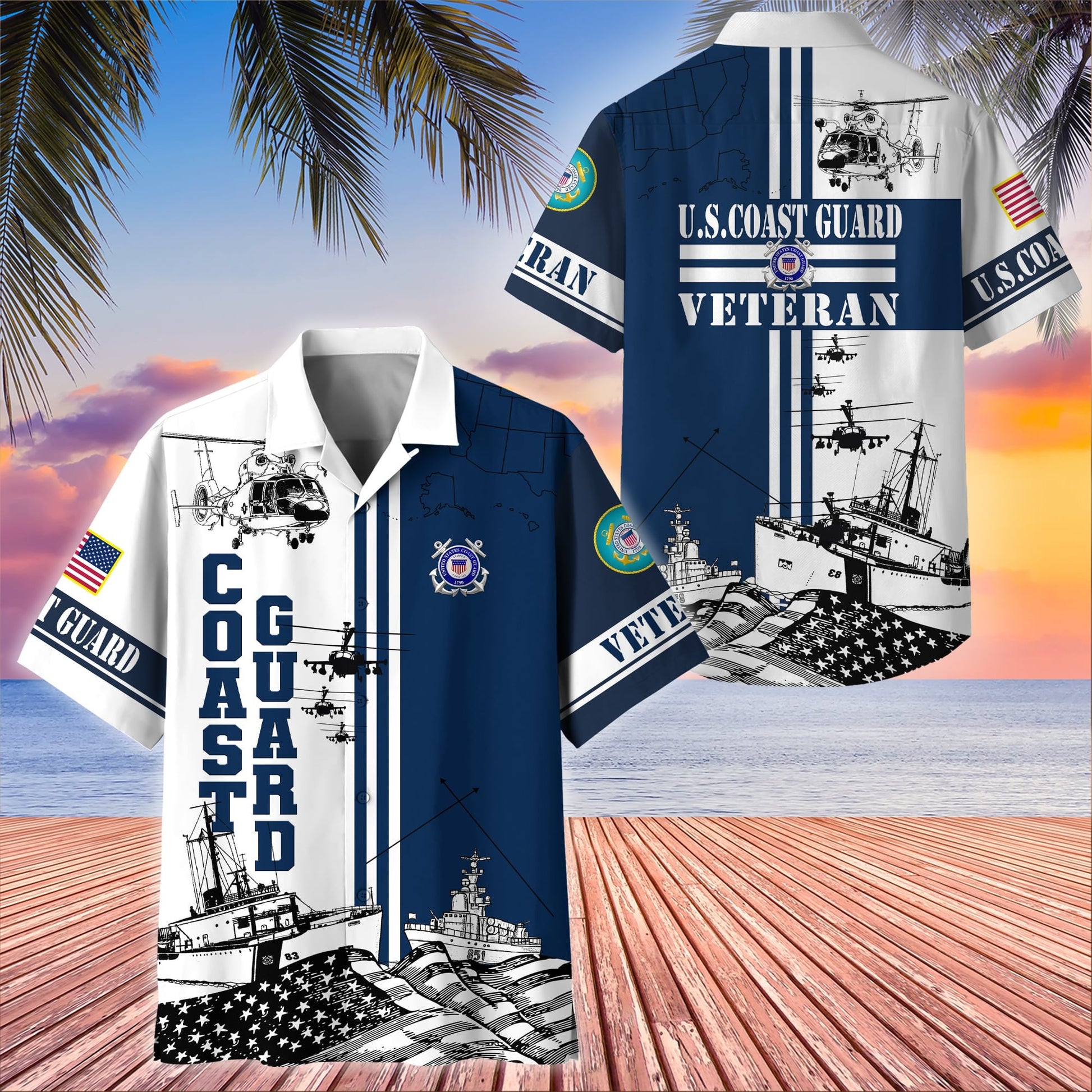U.S. Veteran Hawaiian Shirt dabc020603 | Patriotic Gift