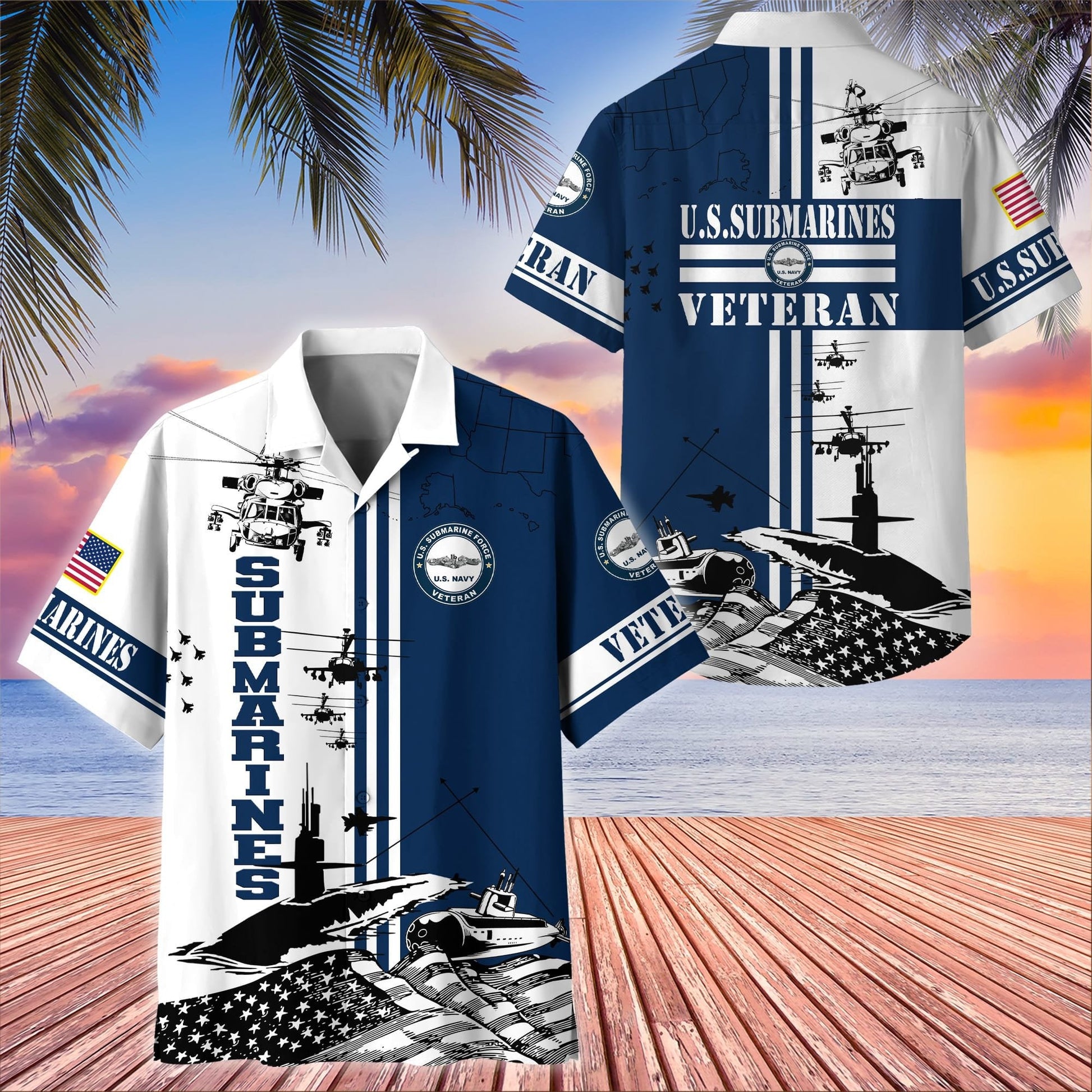 U.S. Veteran Hawaiian Shirt dabc020603 | Patriotic Gift
