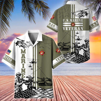 U.S. Veteran Hawaiian Shirt dabc020603 | Patriotic Gift