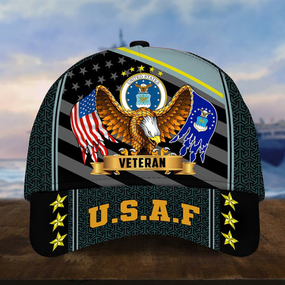 Premium Eagle U.S. Veterans Cap huda200703 | Veteran Gift