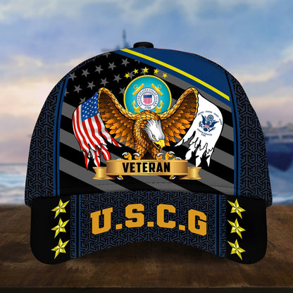 Premium Eagle U.S. Veterans Cap huda200703 | Veteran Gift