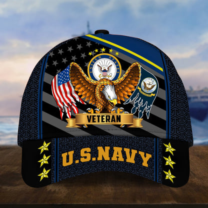 Premium Eagle U.S. Veterans Cap huda200703 | Veteran Gift