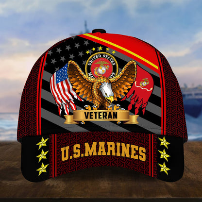 Premium Eagle U.S. Veterans Cap huda200703 | Veteran Gift