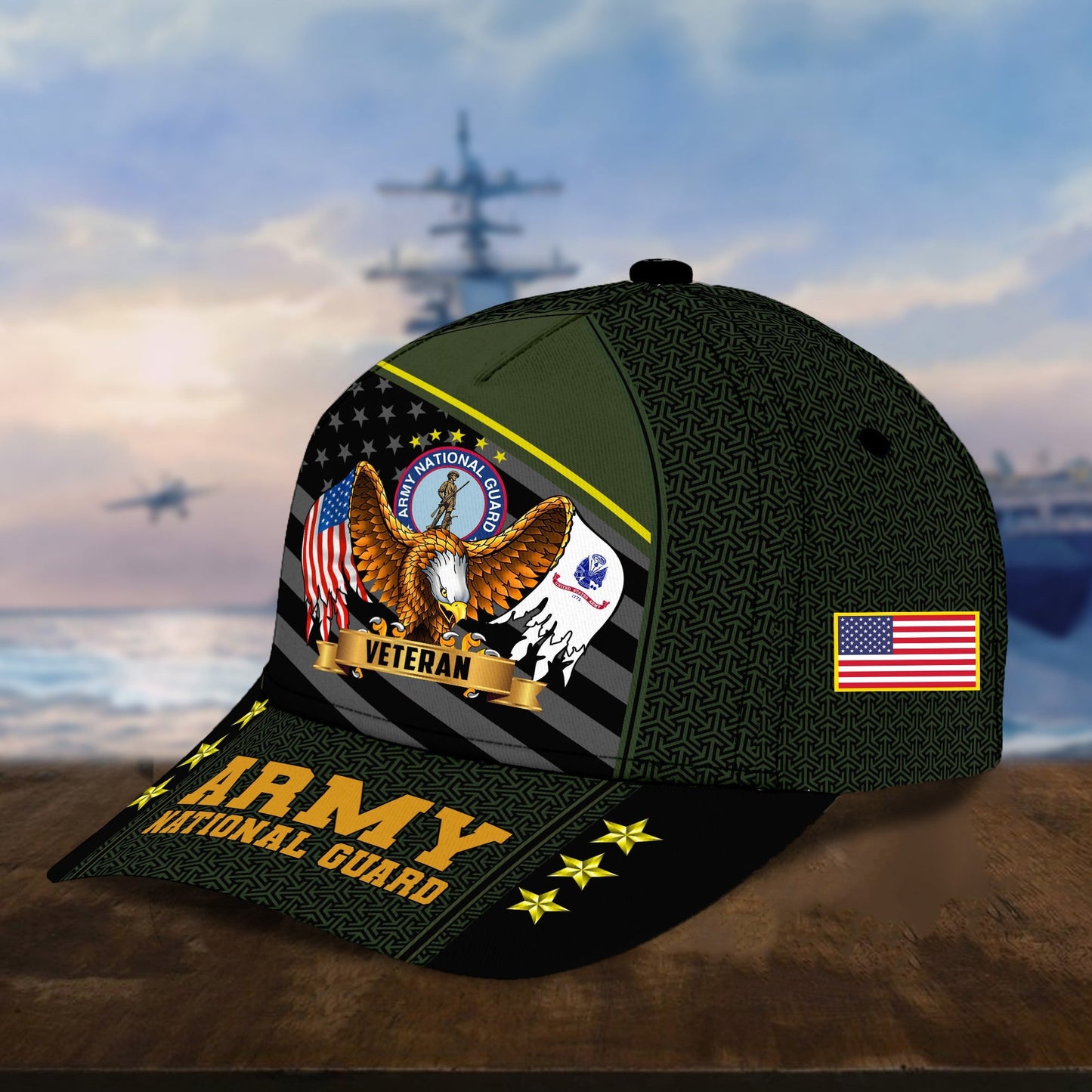 Premium Eagle U.S. Veterans Cap huda200703 | Veteran Gift