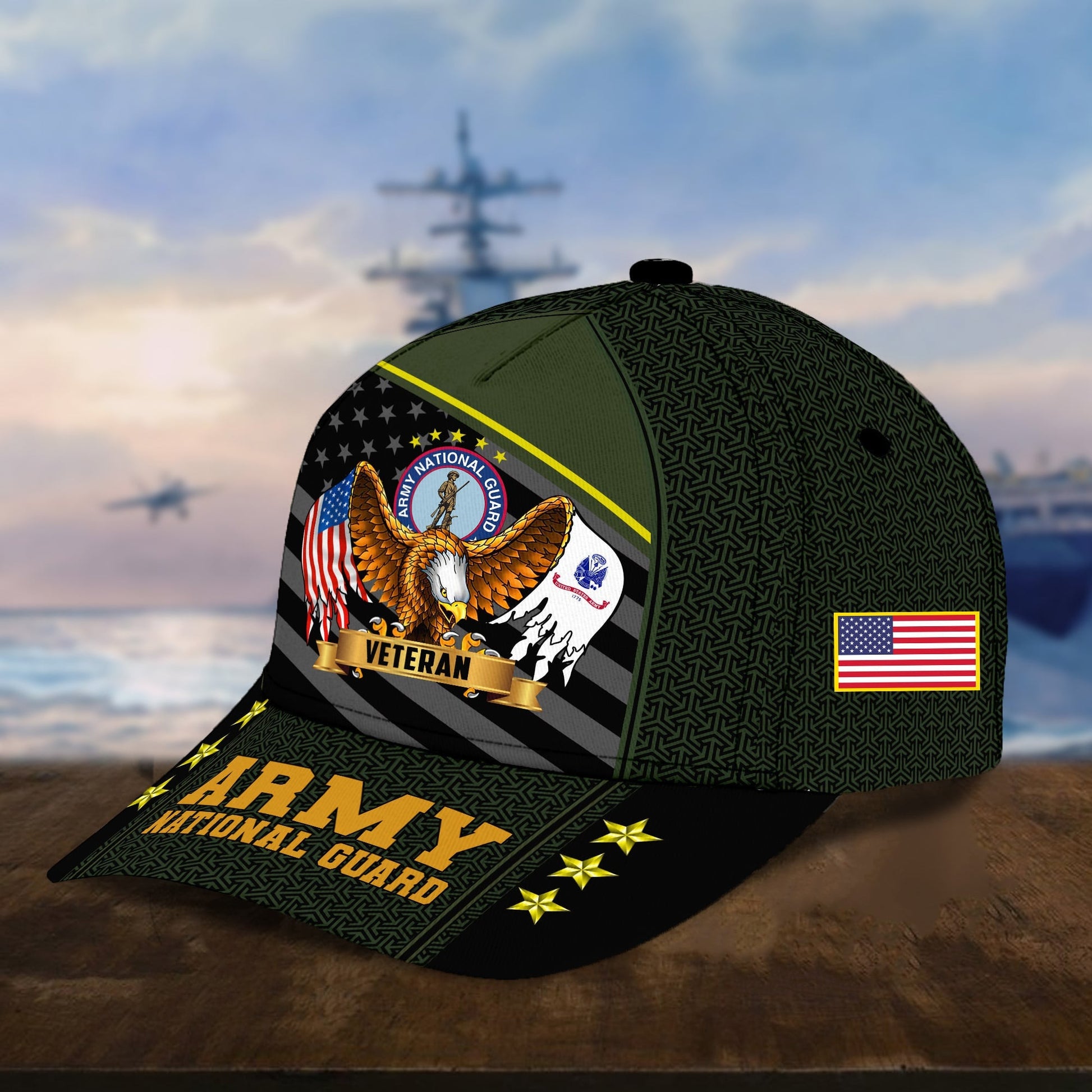 Premium Eagle U.S. Veterans Cap huda200703 | Veteran Gift