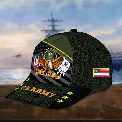 Premium Eagle U.S. Veterans Cap huda200703 | Veteran Gift