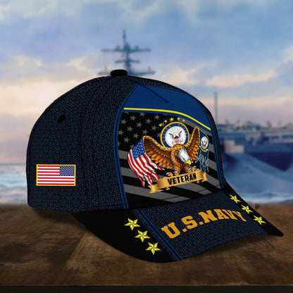 Premium Eagle U.S. Veterans Cap huda200703 | Veteran Gift