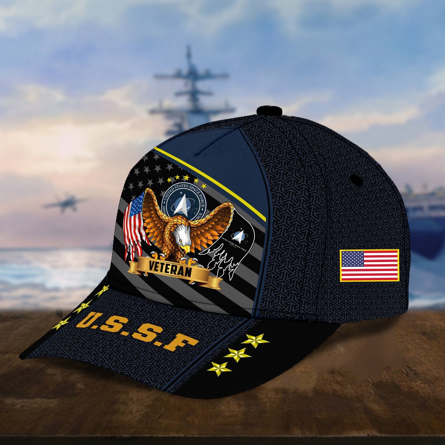 Premium Eagle U.S. Veterans Cap huda200703 | Veteran Gift