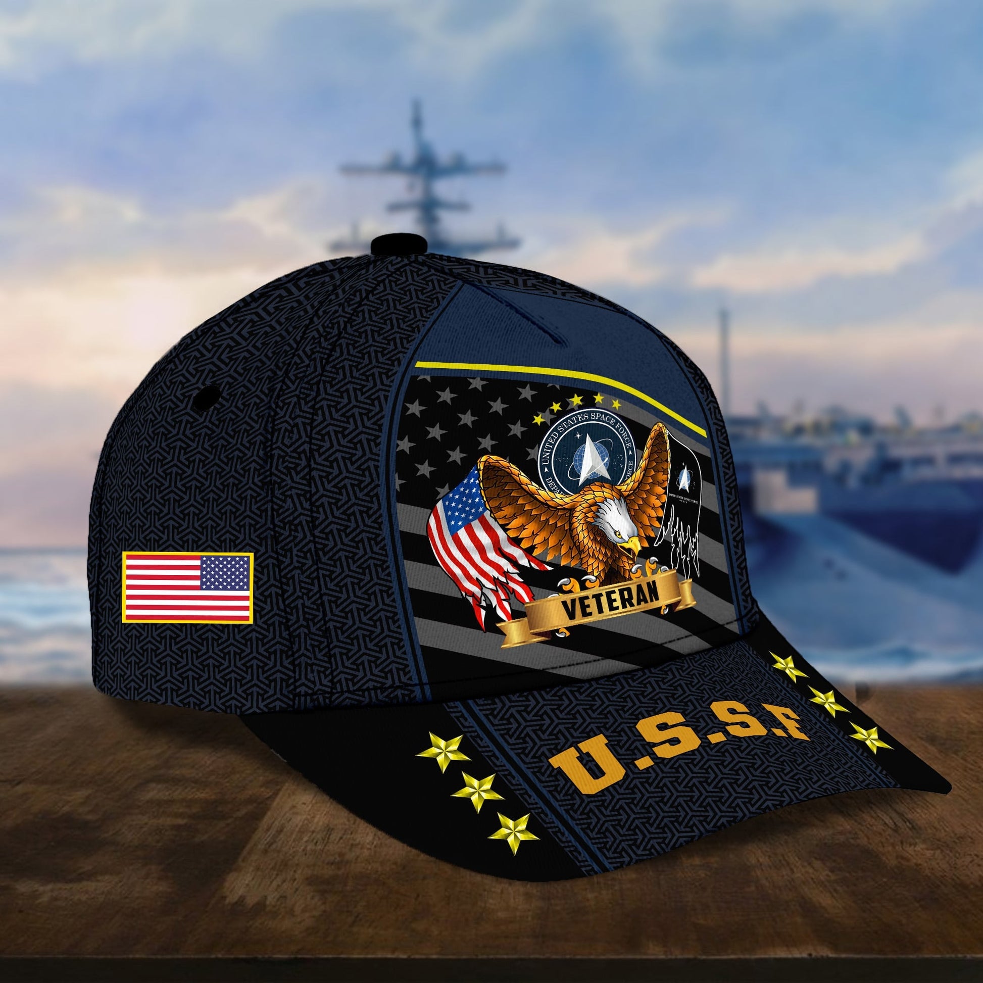 Premium Eagle U.S. Veterans Cap huda200703 | Veteran Gift