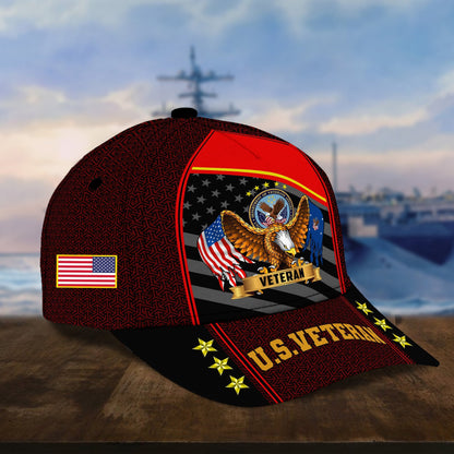 Premium Eagle U.S. Veterans Cap huda200703 | Veteran Gift