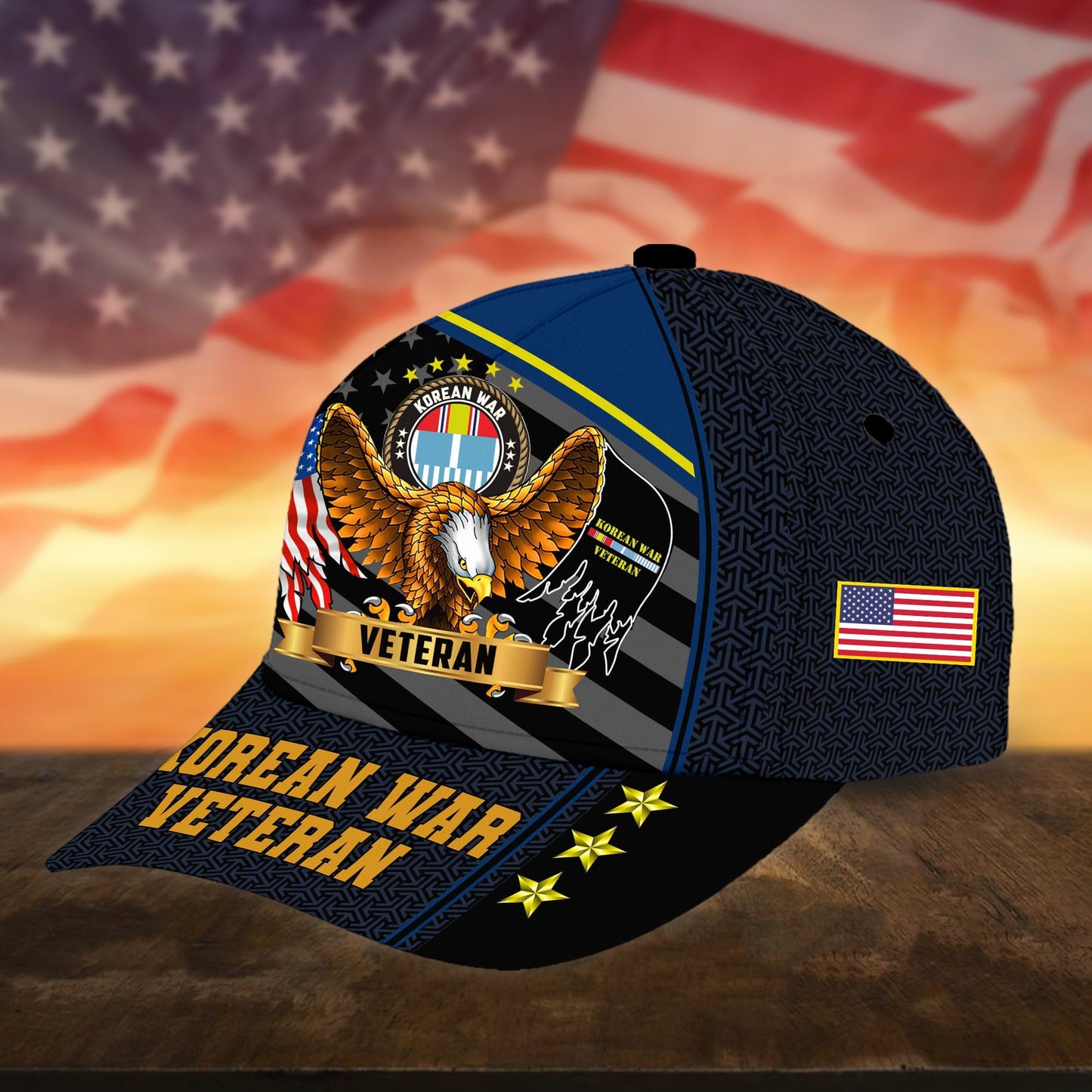 Premium Eagle U.S. Veterans Cap huda200703 | Veteran Gift
