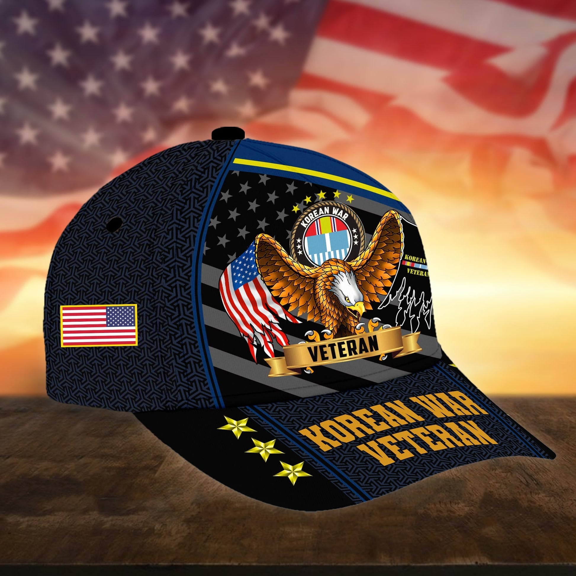 Premium Eagle U.S. Veterans Cap huda200703 | Veteran Gift
