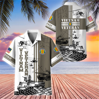 U.S. Veteran Hawaiian Shirt dabc020603 | Patriotic Gift