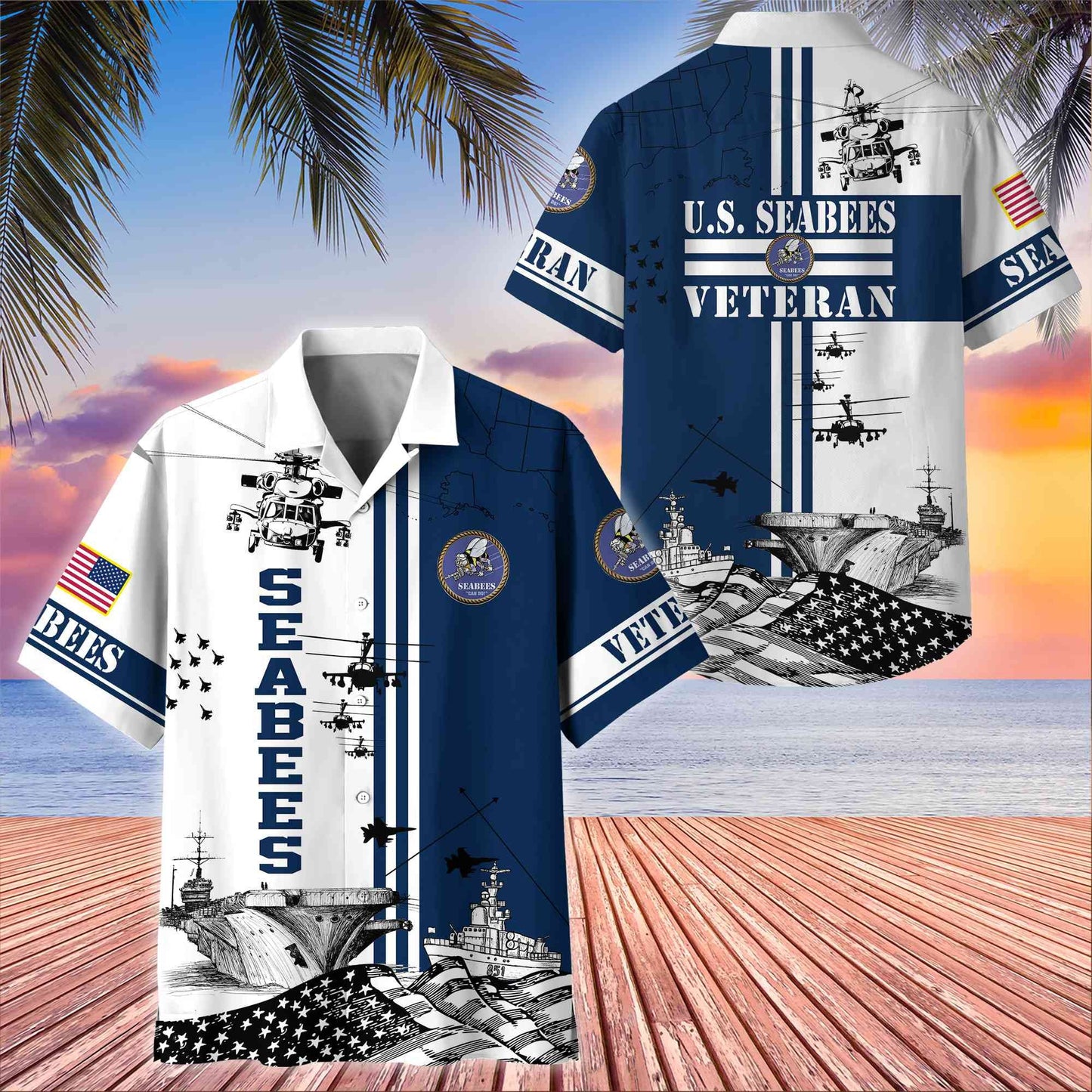 U.S. Veteran Hawaiian Shirt dabc020603 | Patriotic Gift