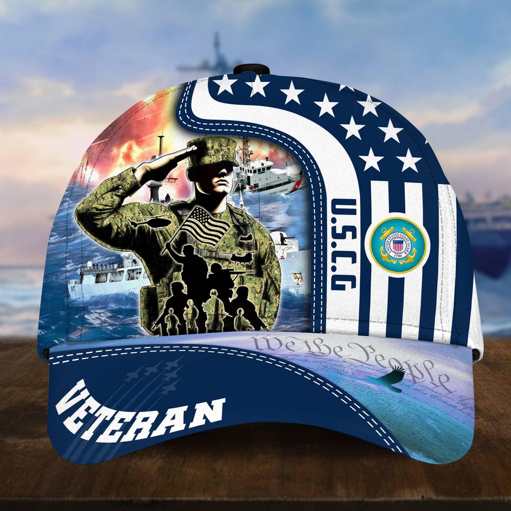 U.S. Veteran Cap huda210601 | Patriotic Gift