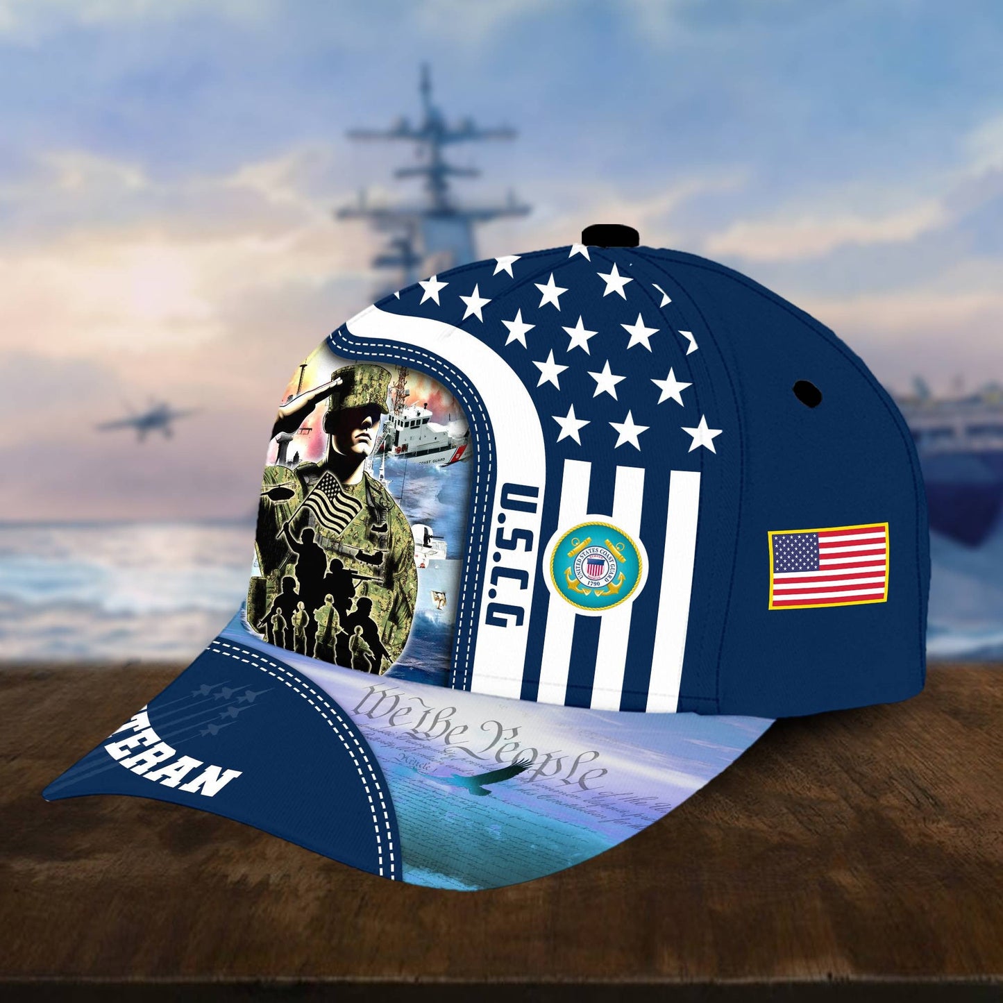 U.S. Veteran Cap huda210601 | Patriotic Gift