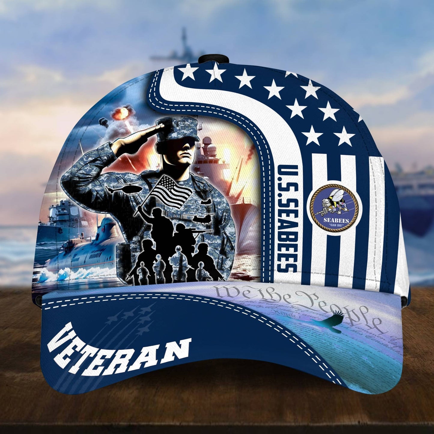 U.S. Veteran Cap huda210601 | Patriotic Gift