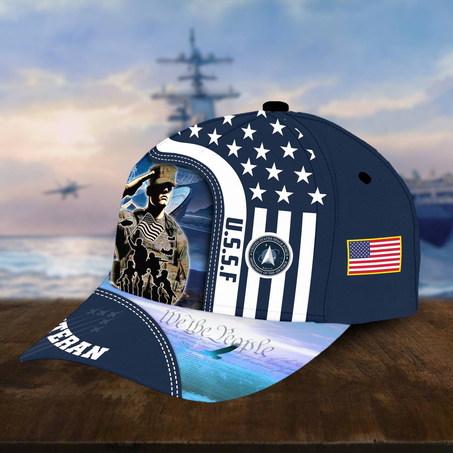U.S. Veteran Cap huda210601 | Patriotic Gift