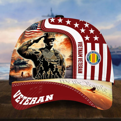 U.S. Veteran Cap huda210601 | Patriotic Gift
