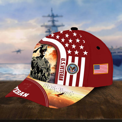 U.S. Veteran Cap huda210601 | Patriotic Gift