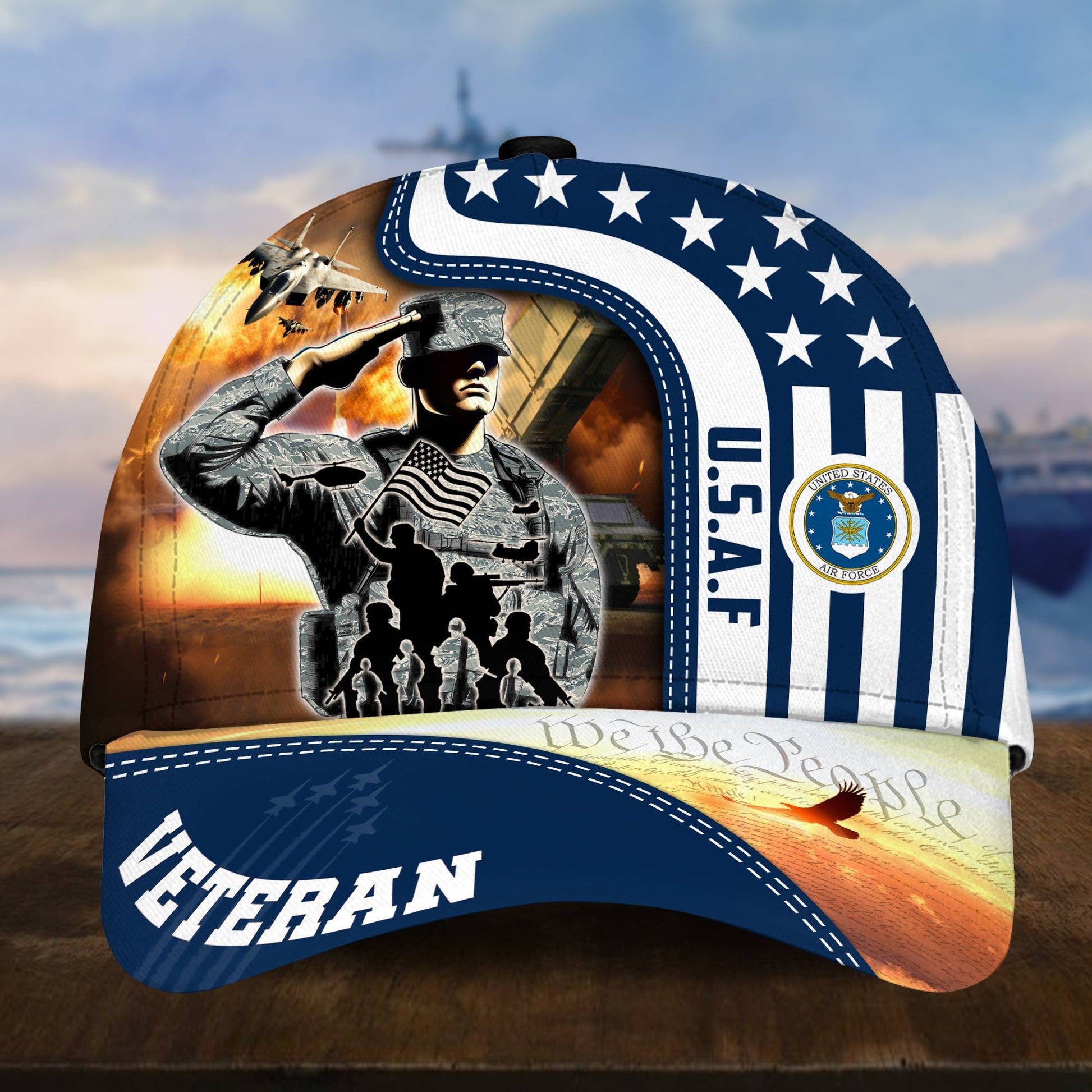 U.S. Veteran Cap huda210601 | Patriotic Gift