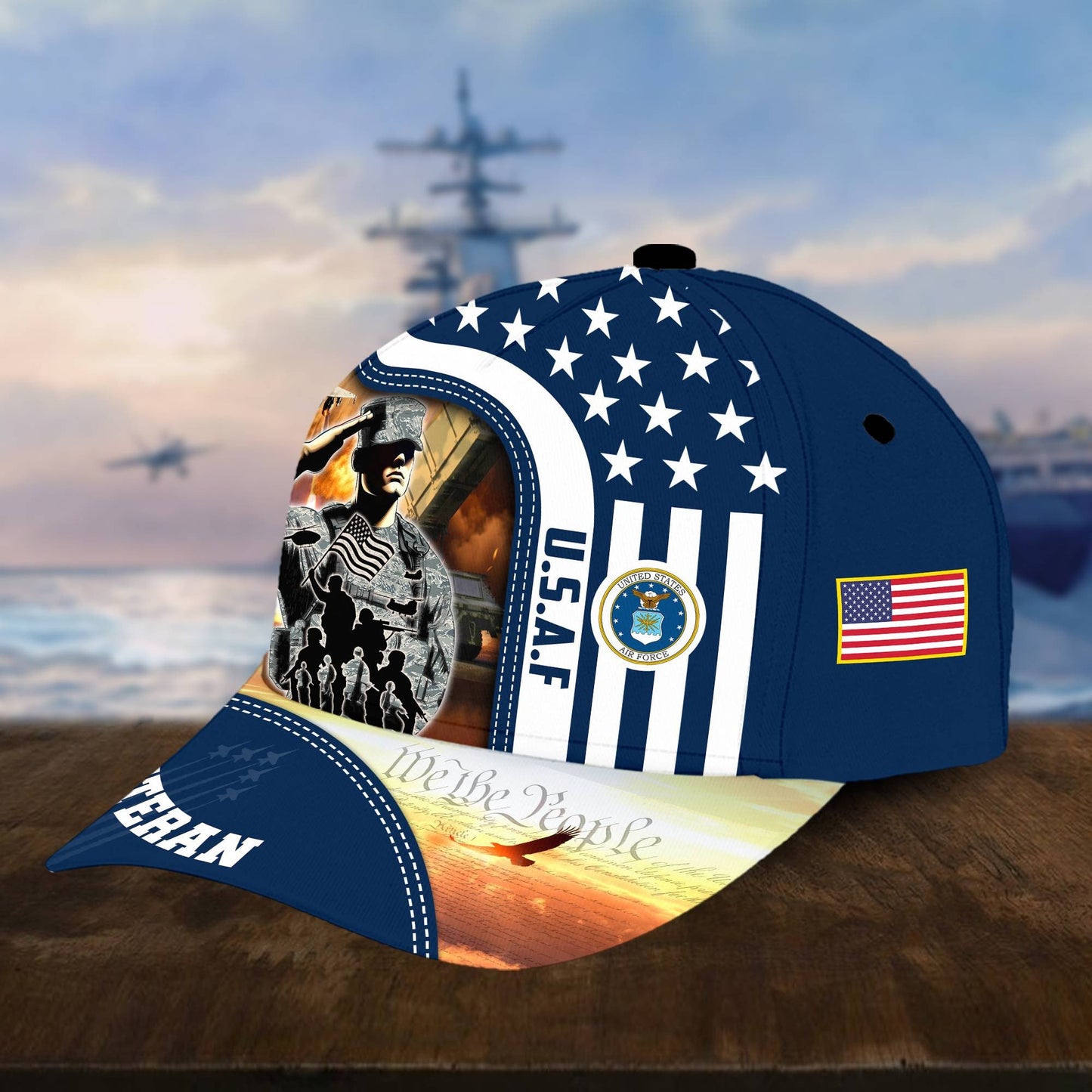 U.S. Veteran Cap huda210601 | Patriotic Gift