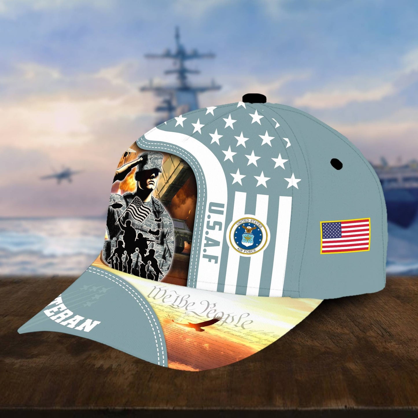 U.S. Veteran Cap huda210601 | Patriotic Gift