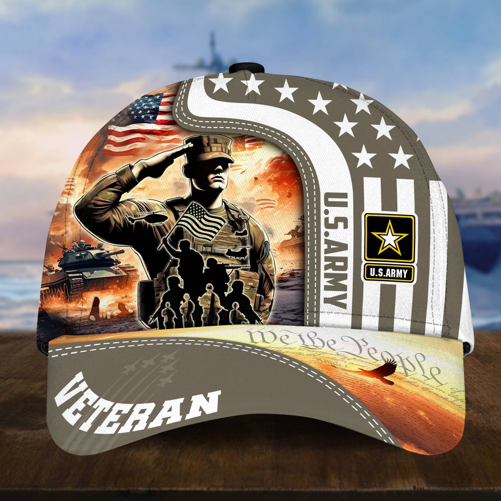 U.S. Veteran Cap huda210601 | Patriotic Gift