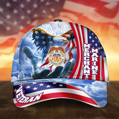 Premium American Pride U.S. Veterans Cap dabc240502 | Veteran Gift