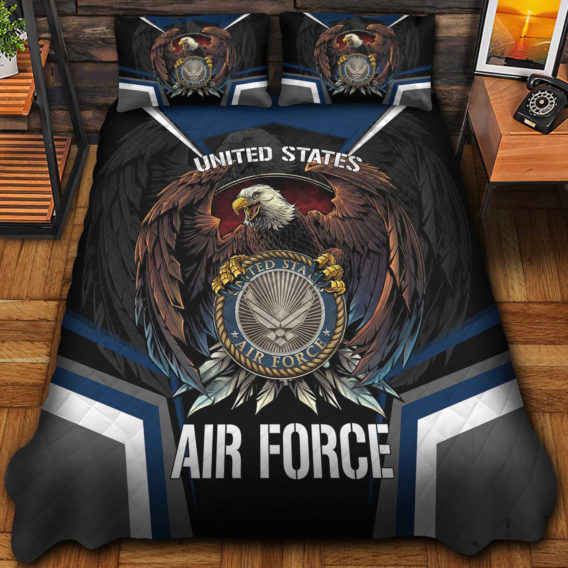 U.S. Veteran Eagle Bedding Set | Patriotic Gift
