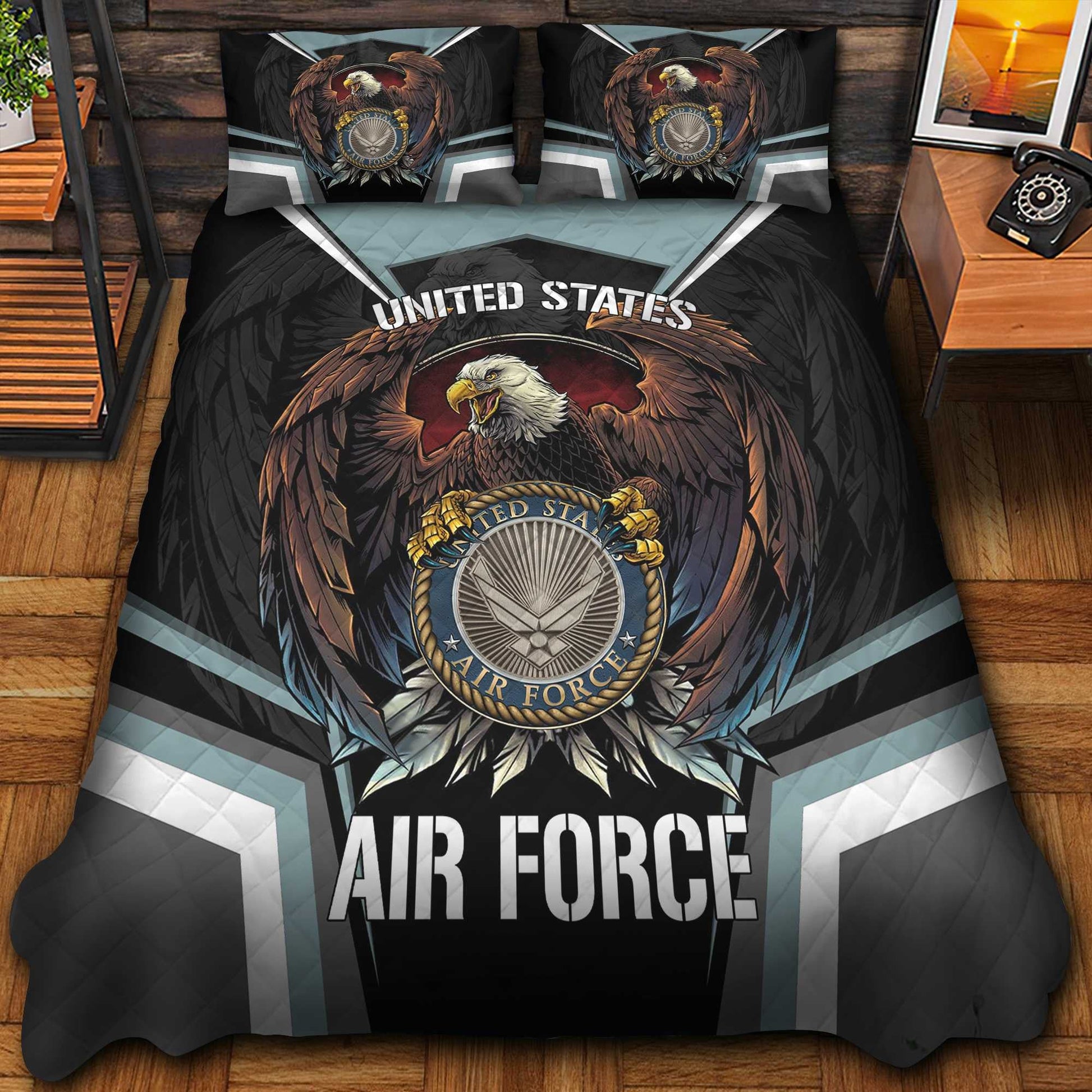 U.S. Veteran Eagle Bedding Set | Patriotic Gift