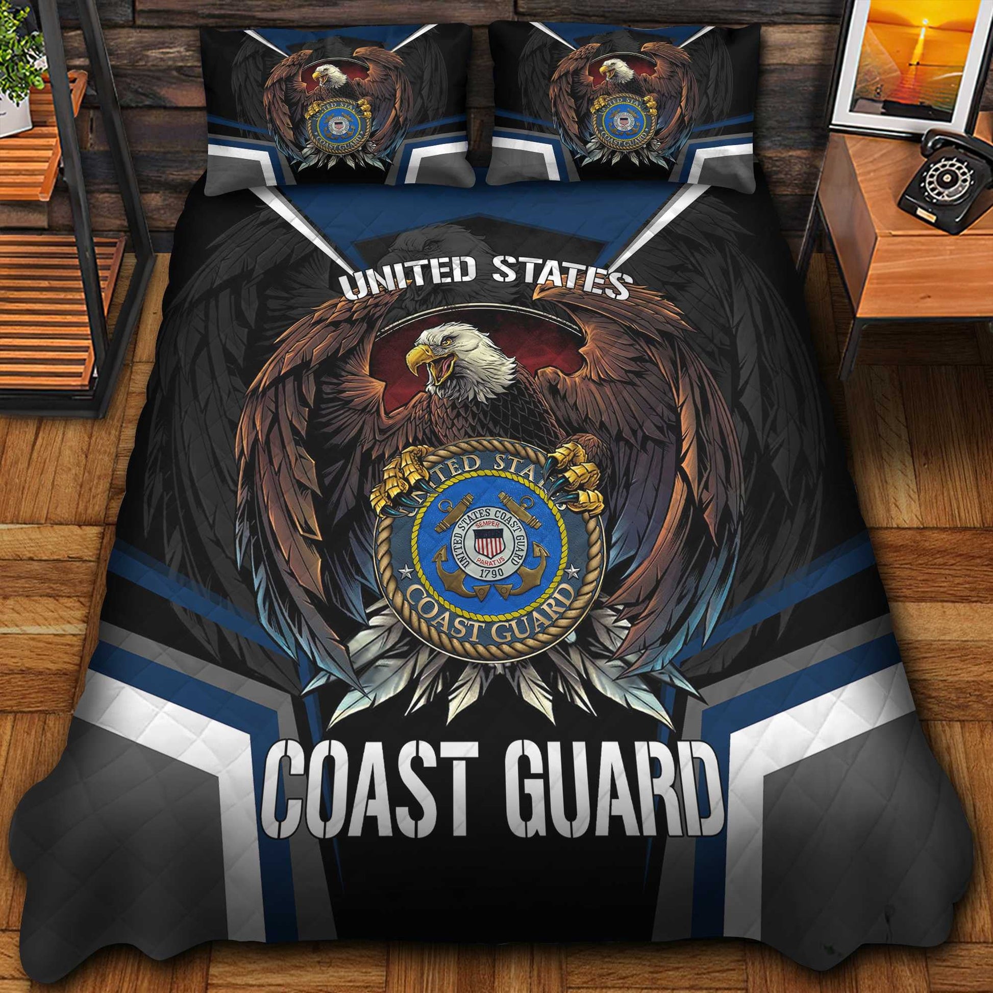 U.S. Veteran Eagle Bedding Set | Patriotic Gift