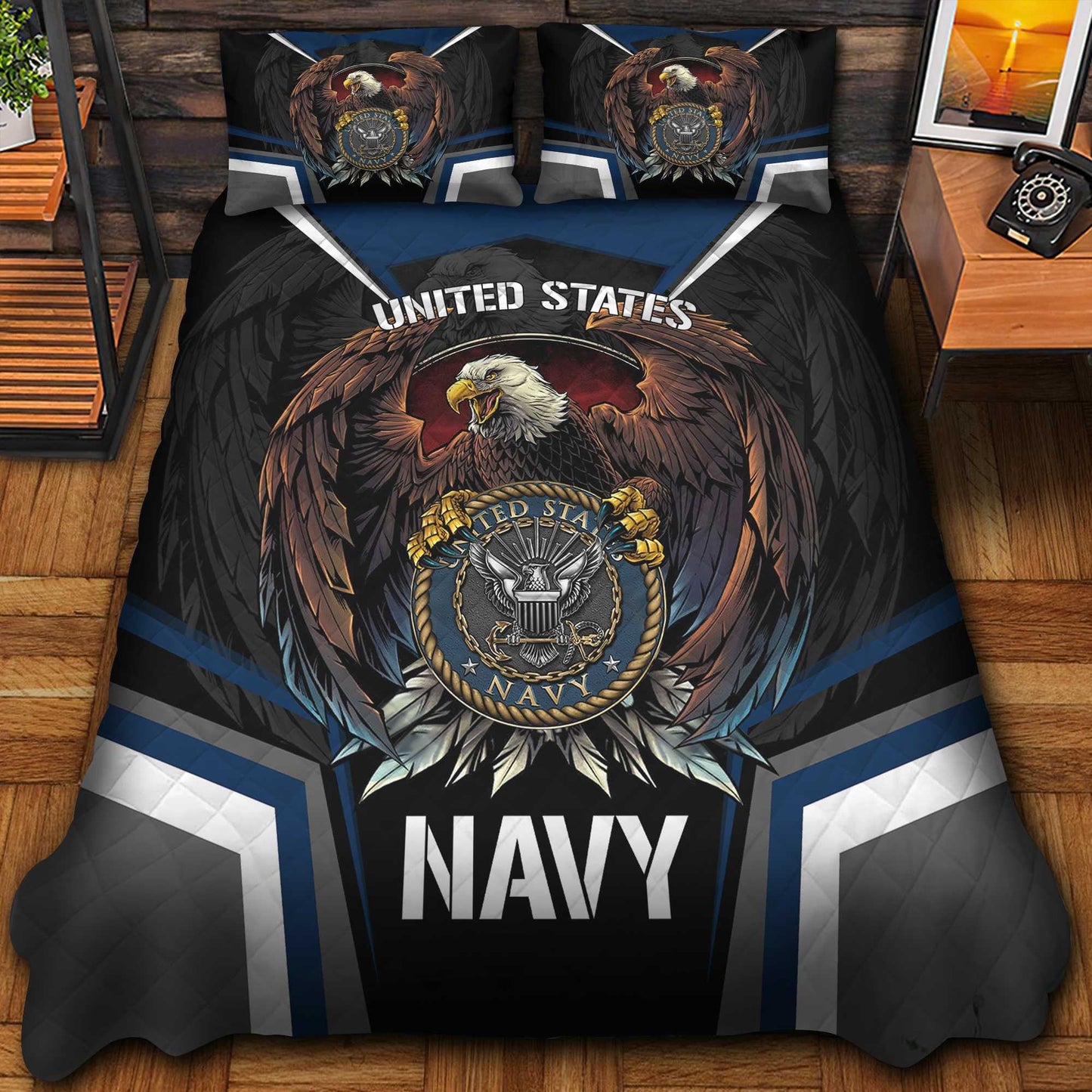 U.S. Veteran Eagle Bedding Set | Patriotic Gift