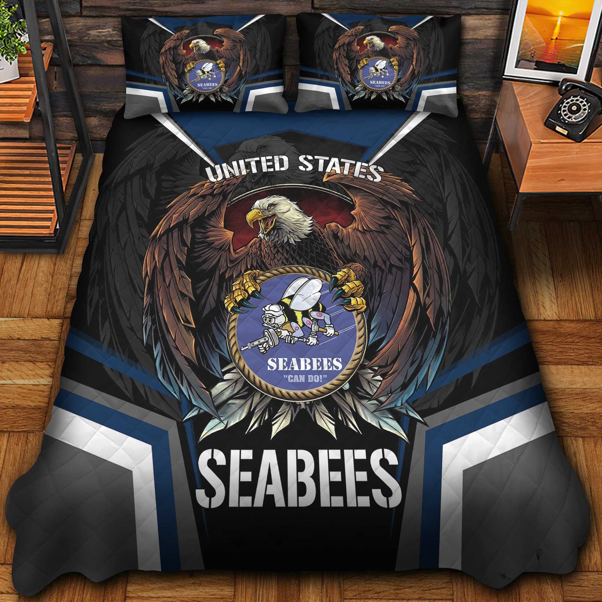 U.S. Veteran Eagle Bedding Set | Patriotic Gift