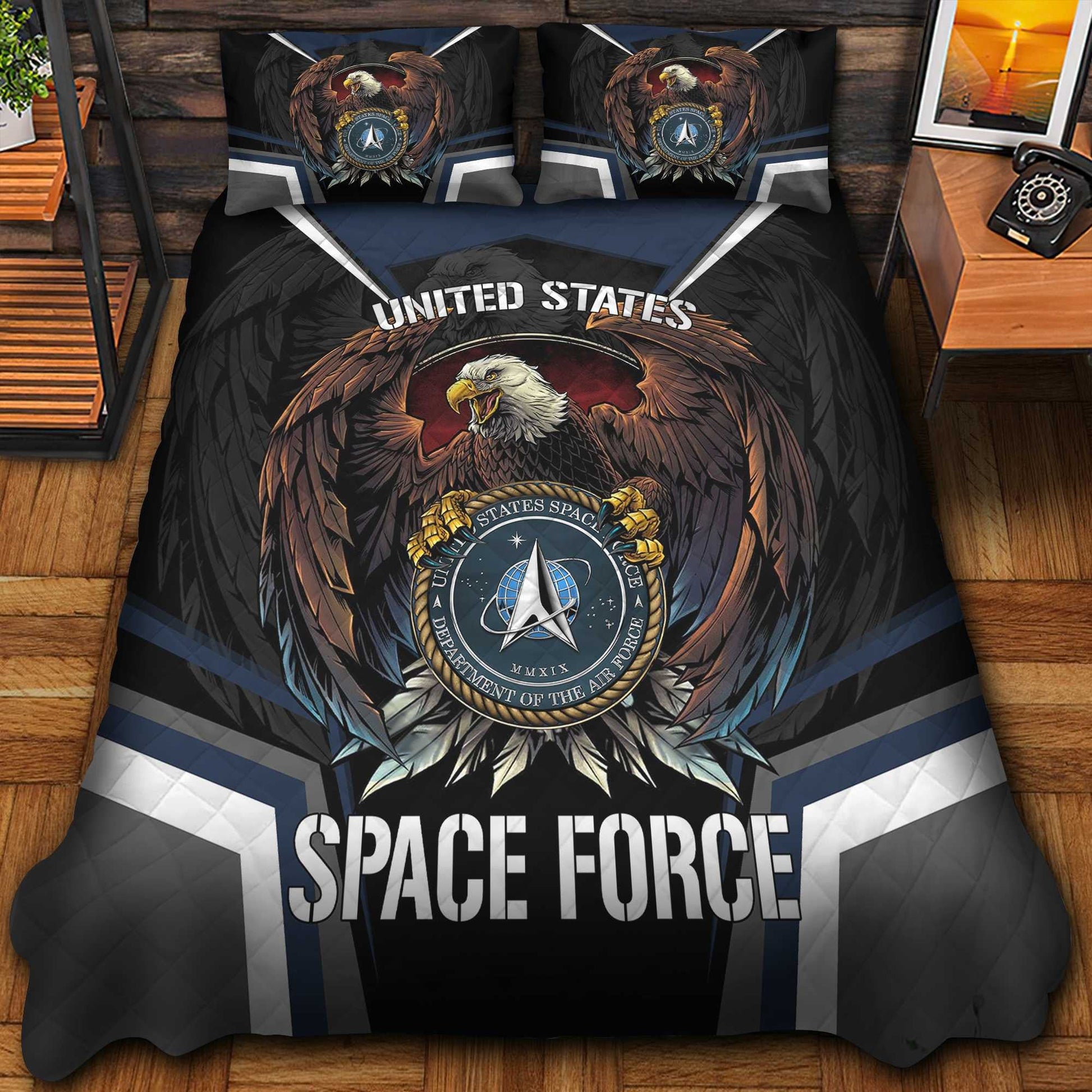 U.S. Veteran Eagle Bedding Set | Patriotic Gift