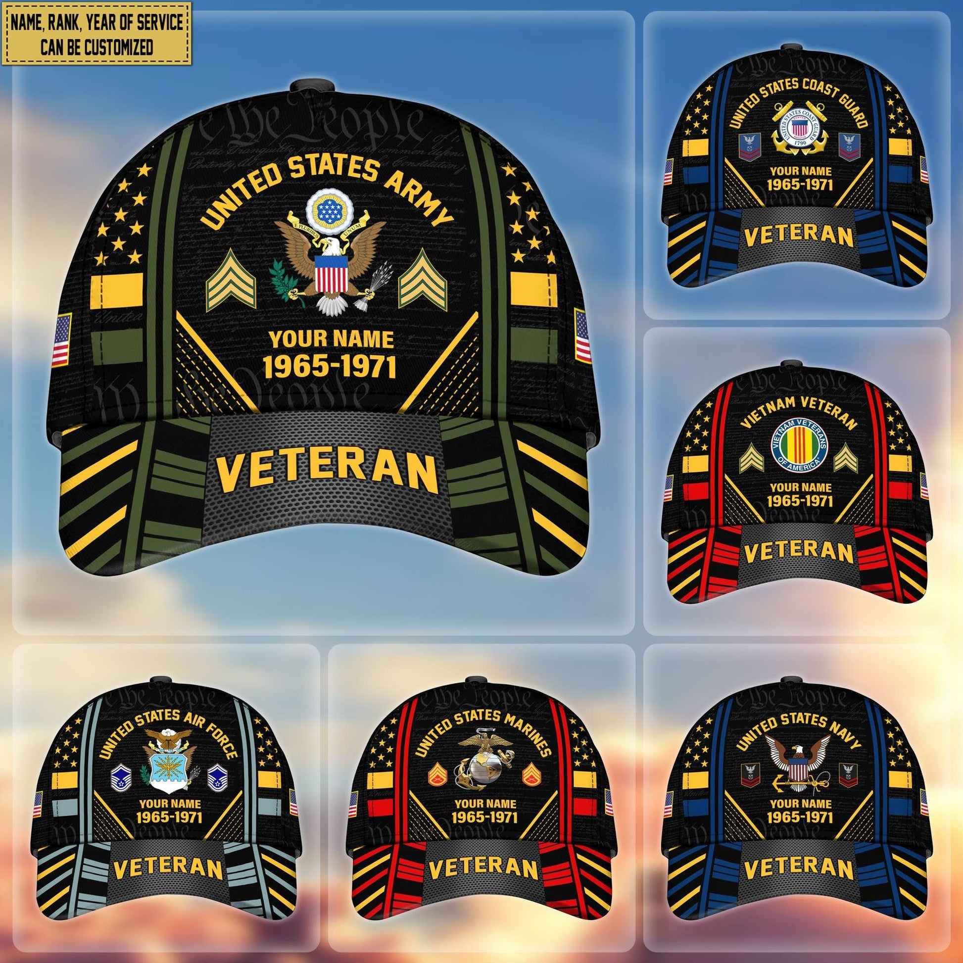 U.S. Veteran Cap da060801 | Patriotic Gift