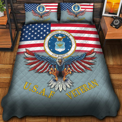 U.S. Veteran Bedding Set huda240903 | Patriotic Gift