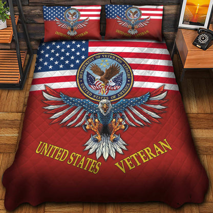 U.S. Veteran Bedding Set huda240903 | Patriotic Gift