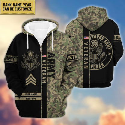 U.S. Veteran Zip Hoodie HB141203 | Patriotic Gift